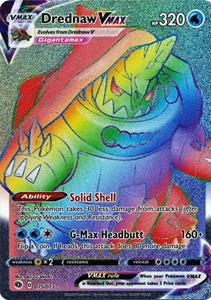 Pokémon >> Drednaw VMAX Hyper Rare (Rainbow) //  kaart