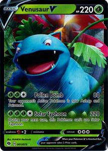 Pokémon > Venusaur V - 001/073 //  kaart (Champion's Path)