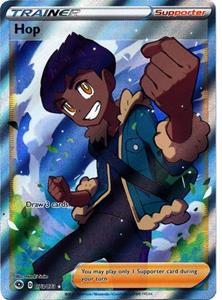 Pokémon Hop Trainer Full Art - 073/073 //  kaart (Champion's Path)