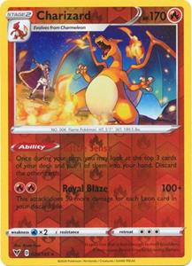 Pokémon Charizard - 025/185 - Rare Reverse Holo
