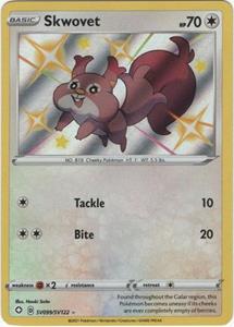 Pokémon Skwovet Shiny Holo - SV099