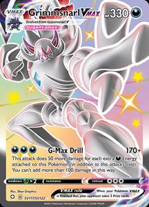Pokémon >> Grimmsnarl VMAX Shiny Rare //  kaart