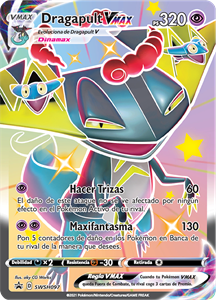 Pokémon >> Dragapult VMAX Shiny Rare //  kaart