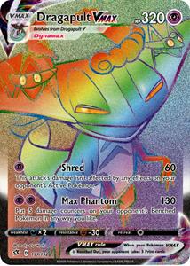 Pokémon >> Dragapult VMAX - 197/192 [Hyper Rare] //  kaart (Rebel Clash)
