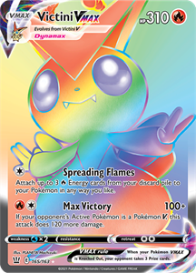 Pokémon >> Victini VMAX Hyper Rare (Rainbow) //  kaart