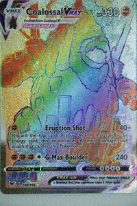 Pokémon >> Coalossal VMAX - 189/185 [Hyper Rare] //  kaart (Vivid Voltage)