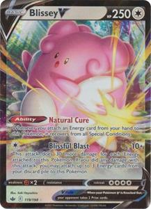 Pokémon > Blissey V - 119/198 //  kaart (Chilling Reign)