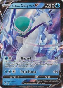 Pokémon > Ice Rider Calyrex V - SWSH130 //  kaart (Sword & Shield Promo)
