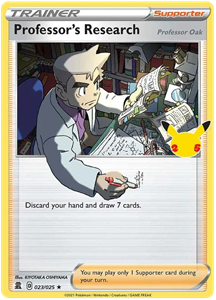 Pokémon Professor's Research Holo Rare - 23/25 //  kaart (Celebrations)