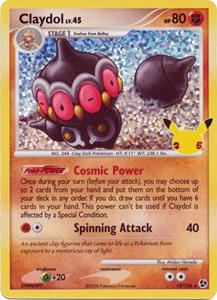 Pokémon Claydol Holo Rare - 15/106 //  kaart (Celebrations)