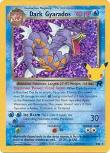 Pokémon Dark Gyarados Holo Rare - 8/82 //  kaart (Celebrations)