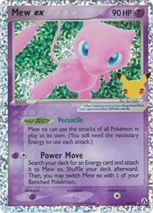 Pokémon Mew ex Ultra Rare - 88/92 //  kaart (Celebrations)