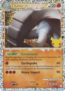 Pokémon Donphan (Prime) Ultra Rare - 107/123 //  kaart (Celebrations)