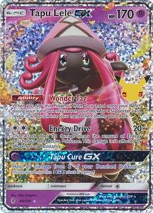 Pokémon Tapu Lele GX Ultra Rare - 60/145 //  kaart (Celebrations)