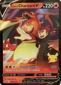 Pokémon Lance's Charizard V - SWSH133 //  kaart (Celebrations)