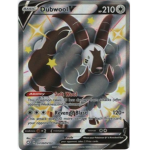 Pokémon > Shiny Dubwool V Full Art - SV120/SV122 //  kaart (Shining Fates)