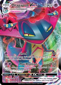Pokémon >>Dragapult VMAX Full Art - 093/192 //  kaart (Rebel Clash)
