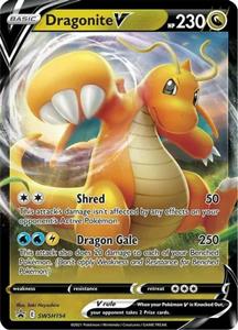Pokémon Dragonite V - SWSH154 //  kaart (Sword & Shield Promo)