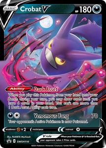 Pokémon Crobat V - SWSH110 //  kaart (Sword & Shield Promo)