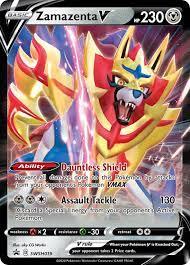 Pokémon Zamazenta V - SWSH019 //  kaart (Sword & Shield Promo)