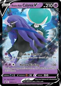 Pokémon Shadow Rider Calyrex V - SWSH131 //  kaart (Sword & Shield Promo)