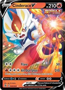 Pokémon Cinderace V - 044/264 //  kaart (Fusion Strike)