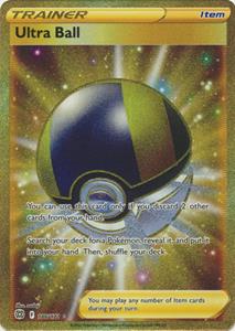Pokémon Ultra Ball Trainer  - 186/172//  kaart (Brilliant Stars)