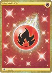 Pokémon Fire Energy - 284/264 [Secret Rare] //  kaart (Fusion Strike)