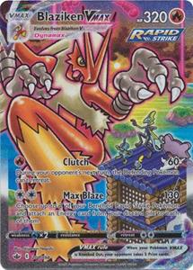 Pokémon Blaziken VMAX- 201/198 [Alternate Art Secret Rare] //  kaart (Chilling Reign)