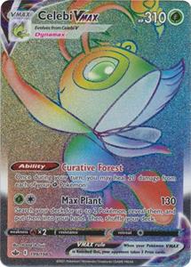 Pokémon Celebi VMAX - 199/198 [Hyper Rare] //  kaart (Chilling Reign)