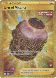 Pokémon Urn of Vitality - 229/198 [Gold Secret Rare] //  kaart (Chilling Reign)