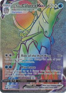 Pokémon Ice Rider Calyrex VMAX  - 202/198 [Hyper Rare] //  kaart (Chilling Reign)