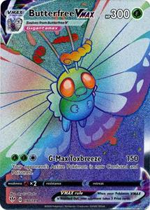 Pokémon Butterfree VMAX - 190/189 [Hyper Rare] //  kaart (Darkness Ablaze)