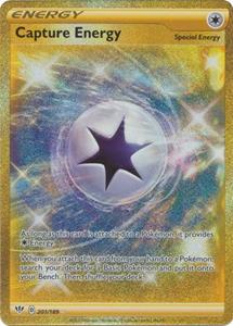 Pokémon Capture Energy - 201/189 [Gold Secret Rare] //  kaart (Darkness Ablaze)
