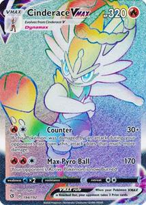 Pokémon Cinderace VMAX - 194/192 [Hyper Rare] //  kaart (Rebel Clash)