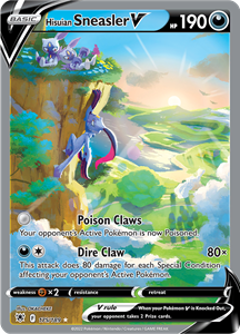Pokémon Hisuian Sneasler V - 175/189 - Alternate Art Ultra Rare //  kaart (Astral Radiance)