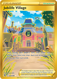 Pokémon Jubilife Village - 212/189 - Secret Rare //  kaart (Astral Radiance)