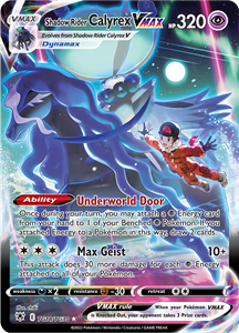 Pokémon Shadow Rider Calyrex VMAX - TG18/TG30 - Ultra Rare //  kaart (Astral Radiance)