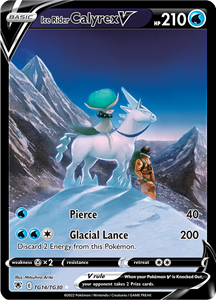 Pokémon Ice Rider Calyrex V - TG14/TG30 - Ultra Rare //  kaart (Astral Radiance)