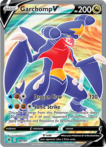 Pokémon Garchomp V - 178/189 - Full Art Ultra Rare //  kaart (Astral Radiance)