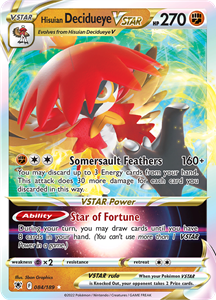 Pokémon Hisuian Decidueye VSTAR - 084/189 - Ultra Rare //  kaart (Astral Radiance)