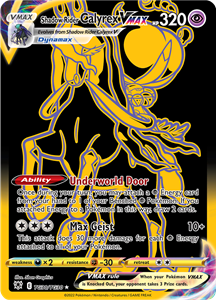 Pokémon Shadow Rider Calyrex VMAX - TG30/TG30 - Secret Rare //  kaart (Astral Radiance)
