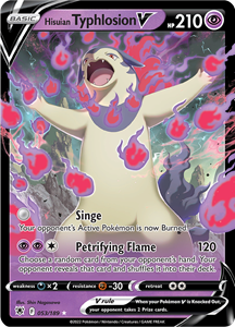 Pokémon Hisuian Typhlosion V - 053/189 - Ultra Rare //  kaart (Astral Radiance)