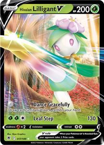 Pokémon Hisuian Lilligant V - 017/189 - Ultra Rare //  kaart (Astral Radiance)