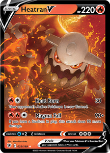 Pokémon Heatran V - 025/189 - Ultra Rare //  kaart (Astral Radiance)