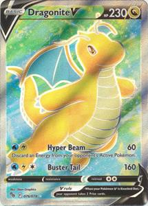 Pokémon Dragonite V Full Art - 076/078 - Ultra Rare //  kaart ( GO)