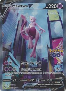 Pokémon Mewtwo V - 072/078 - Alternate Art Ultra Rare //  kaart ( GO)