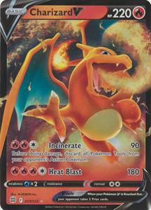 Pokémon Charizard V - 017/172 - Ultra Rare //  kaart (Brilliant Stars)