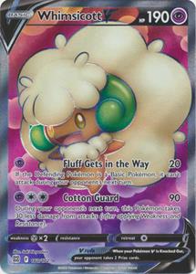 Pokémon Whimsicott V - 160/172 - Full Art Ultra Rare //  kaart (Brilliant Stars)