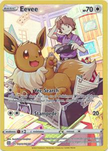 Pokémon Eevee - TG11/TG30 - Holo Rare //  kaart (Brilliant Stars)